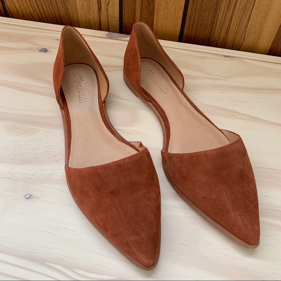 Madewell Shoes - NWT Madewell Arielle d’Orsay Suede Flats